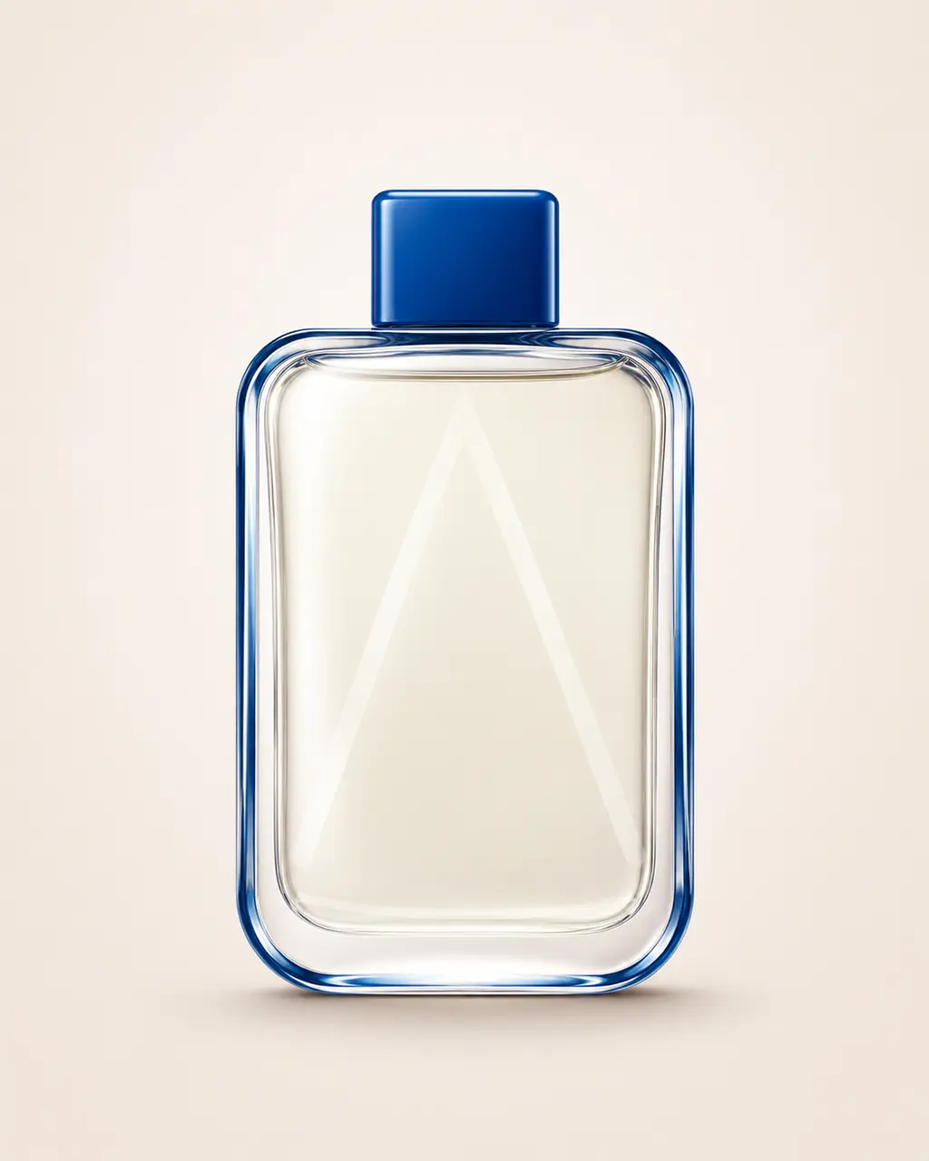 Dolce & Gabbana Light Blue Summer Vibes stilizált palackillusztrációja: Fehér, szögletes női Light Blue palack kék majolikaindás mintával és tömör kék kupakkal.